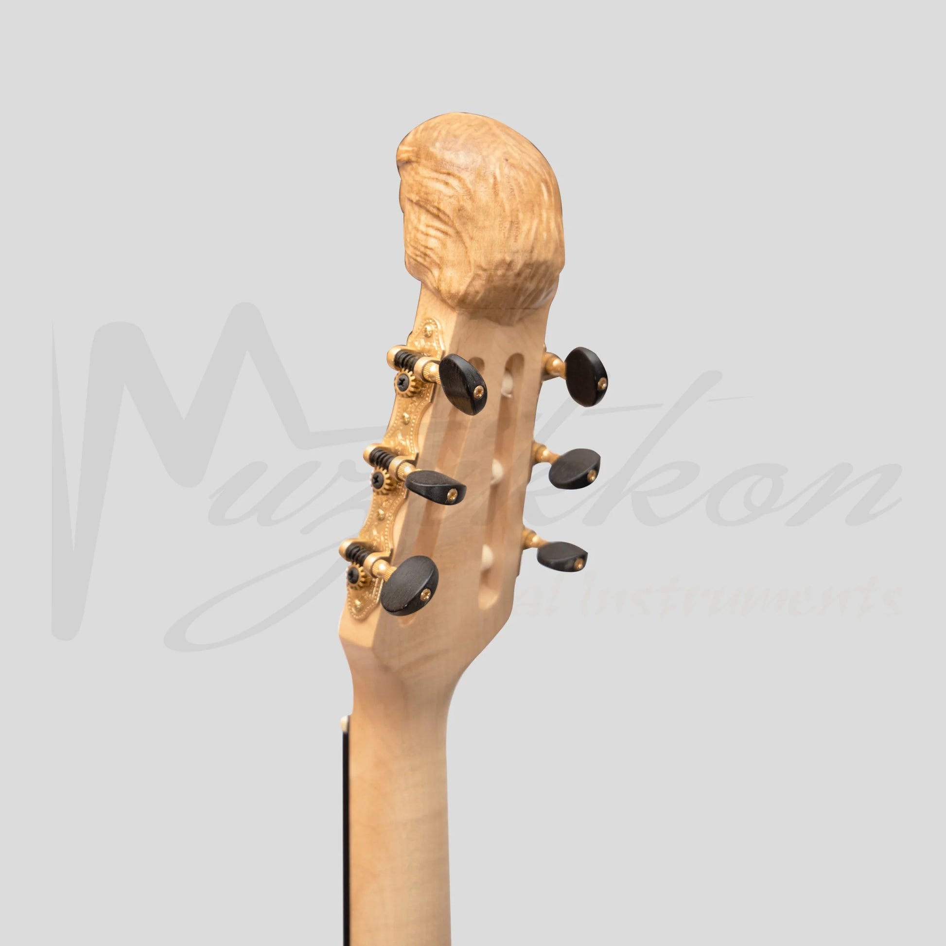 Muzikkon Lute Guitar 6 String Maple