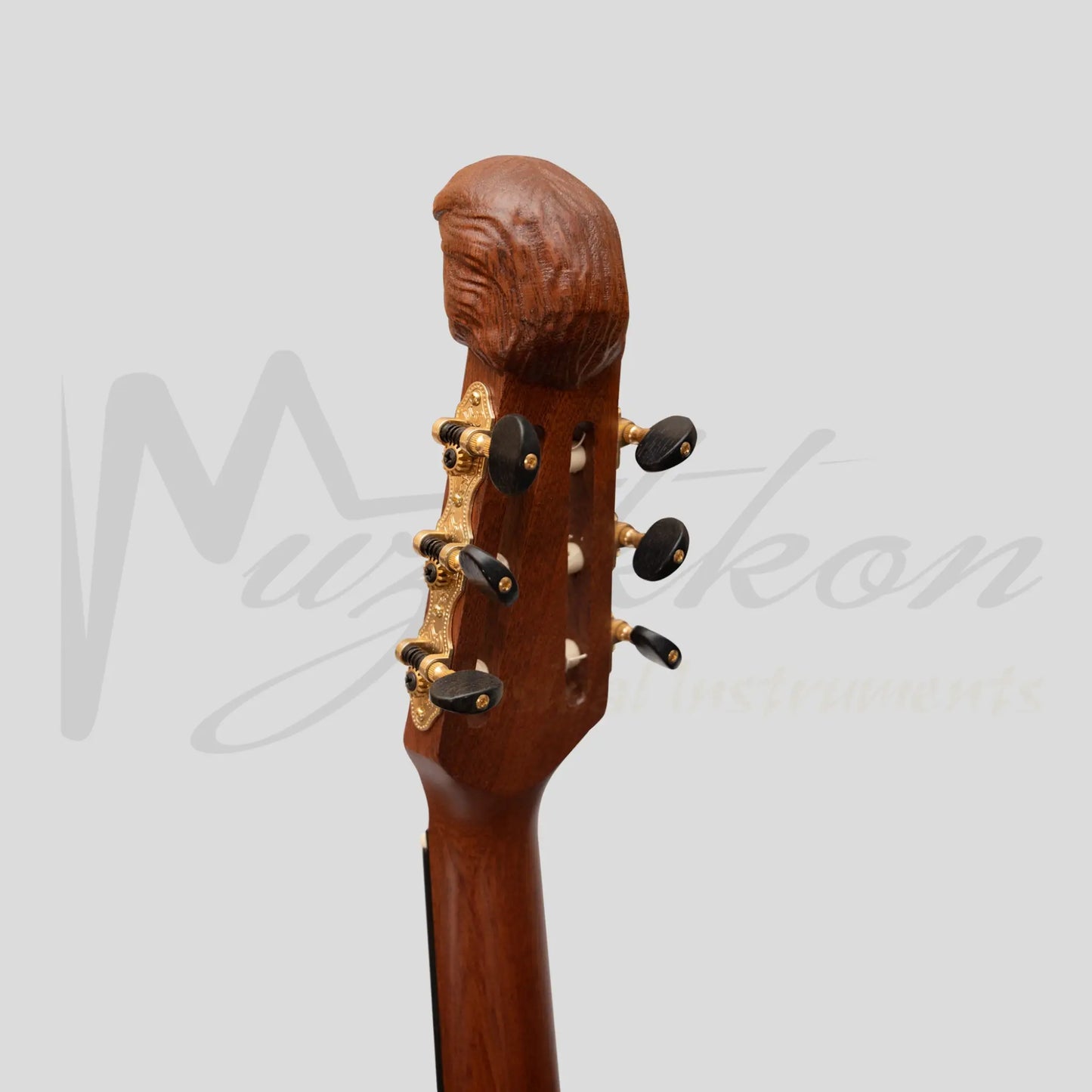 Muzikkon Lute Guitar 6 String Rosewood