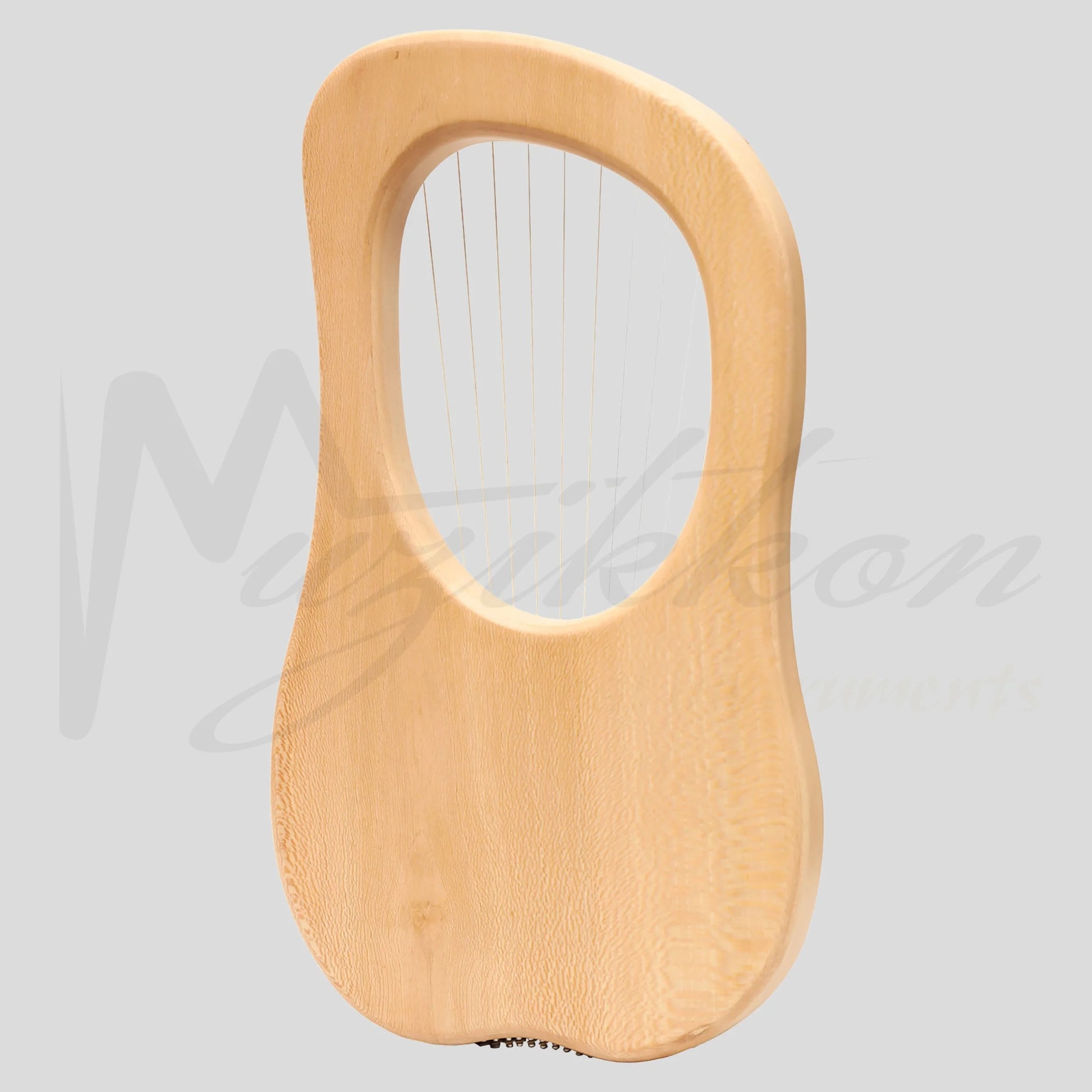 Muzikkon Lyre Harp 10 String Engraved