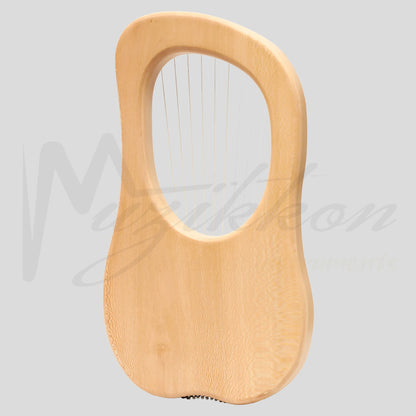Muzikkon Lyre Harp 10 String Engraved