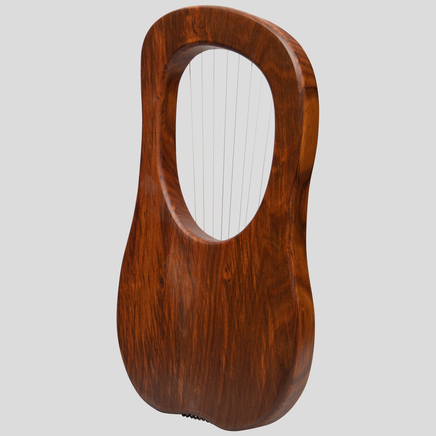 MUZIKKON LYRE HARP, 10 STRING ROSEWOOD INGRAVATO