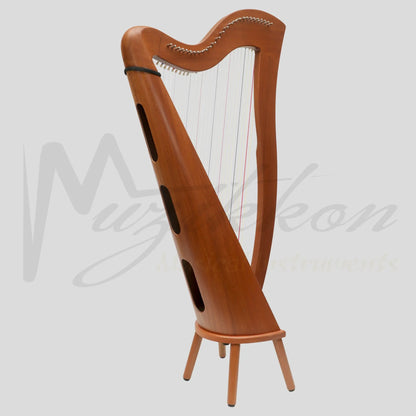 Muzikkon Mchugh Harp 27 Strings Mahogany Round Back