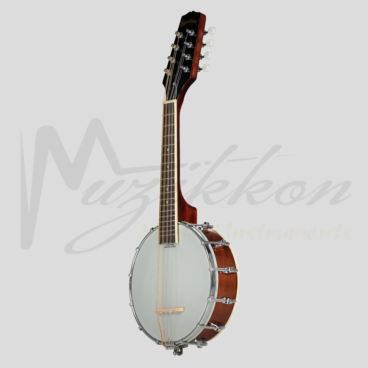 Muzikkon New Heartland Banjo Mandolin Solid Mahogany Body