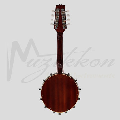 Muzikkon New Heartland Banjo Mandolin Solid Mahogany Body