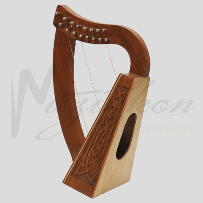 Muzikkon O’carolan Harp 8 Strings Rosewood Knotwork