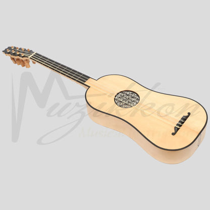 Muzikkon Renaissance Guitar 4 Course Variegated Maple Ebony