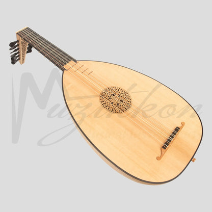 Muzikkon Renaissance Lute 6 Course Deluxe Right Hand After Hieber