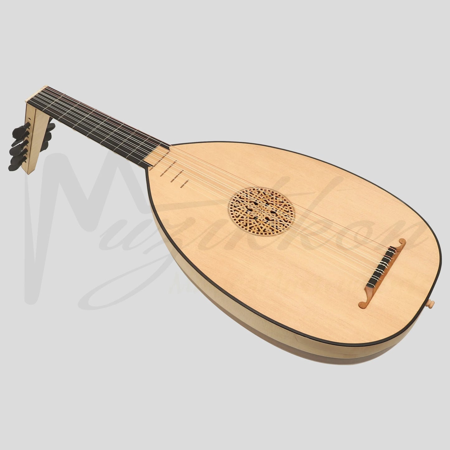 Muzikkon Renaissance Lute 6 Course Left Hand After Hieber