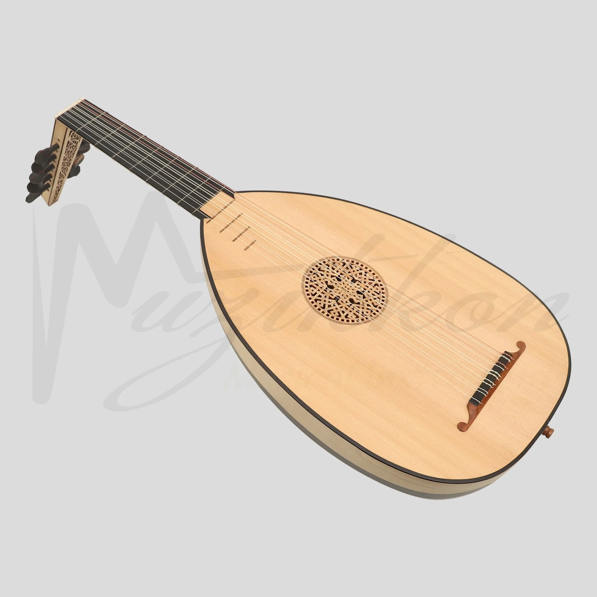 Muzikkon Renaissance Lute 6 Course Left Hand After Hieber