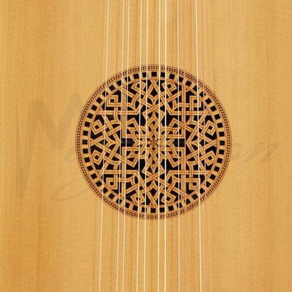 Muzikkon Renaissance Lute 6 Course Left Hand After Hieber