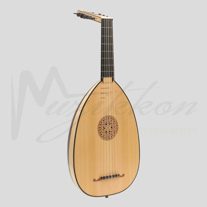Muzikkon Renaissance Lute 6 Course Left Hand After Hieber Maple/Ebony