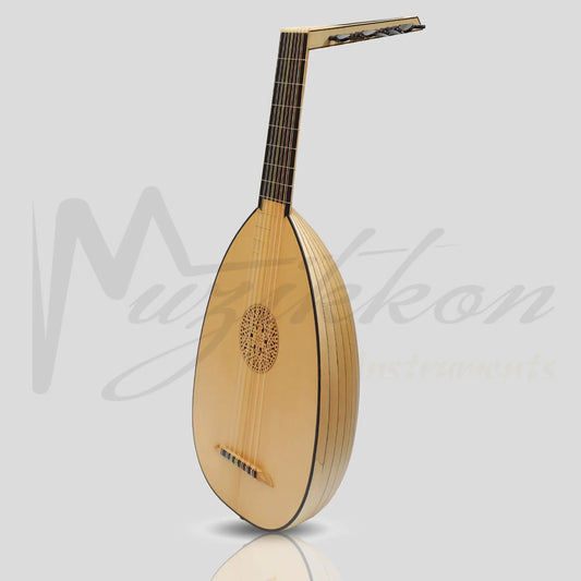 Muzikkon Renaissance Lute 7 Course Deluxe Left Hand After Hieber Maple