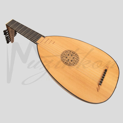 Muzikkon Renaissance Lute 7 Course Deluxe Right Hand After Hieber