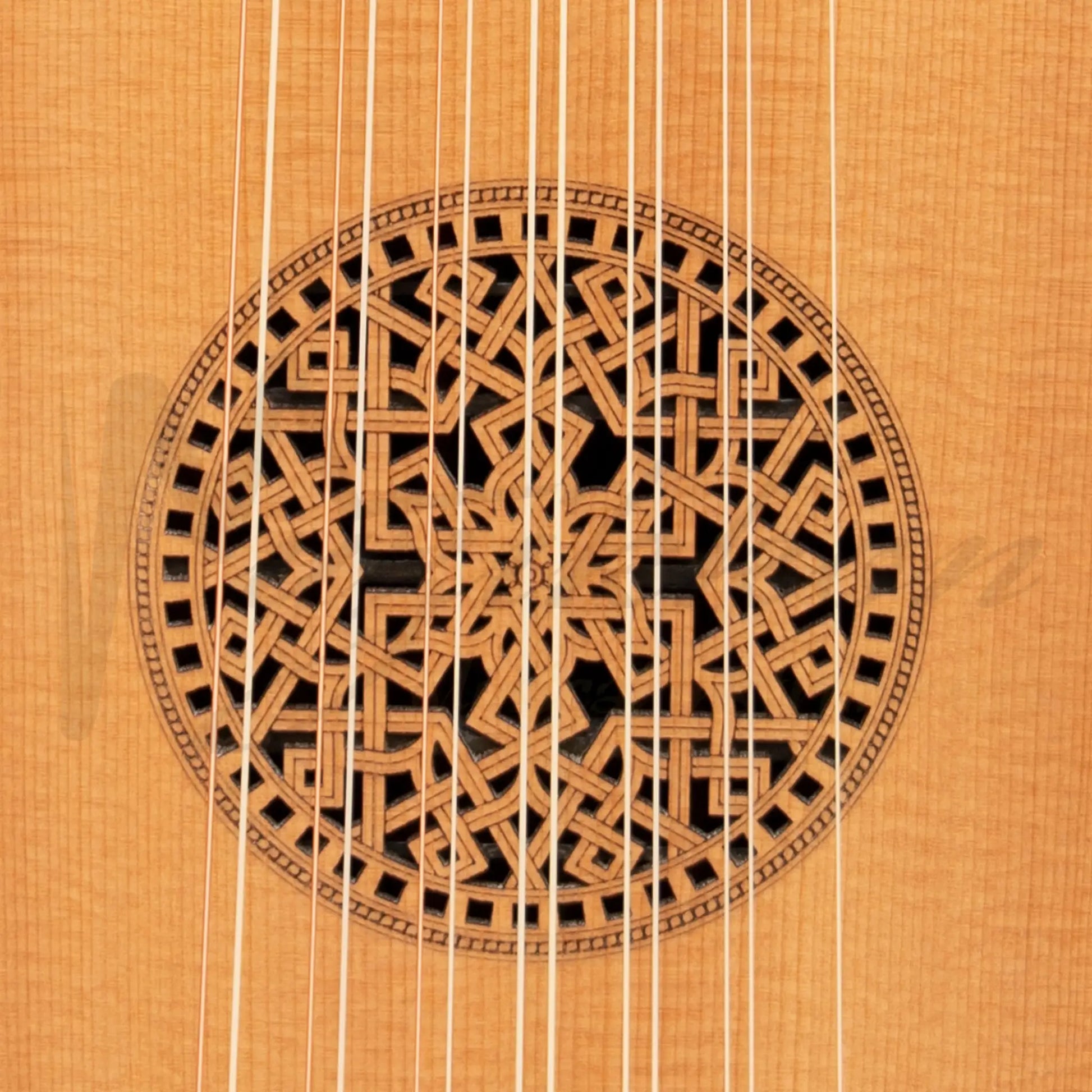 Muzikkon Renaissance Lute 7 Course Deluxe Right Hand After Hieber