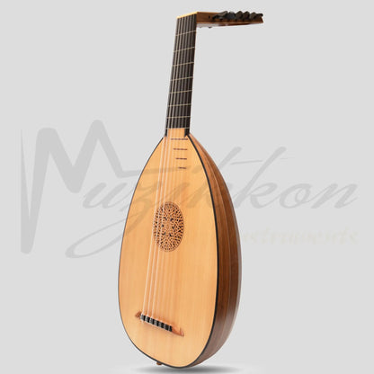 Muzikkon Renaissance Lute 7 Course Right Hand After Hieber Walnut