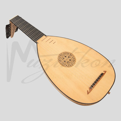 Muzikkon Renaissance Lute 8 Course Deluxe Right Hand After Hieber