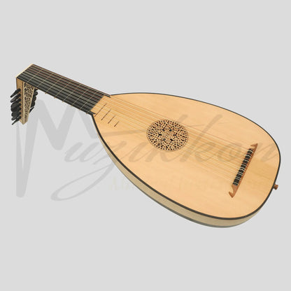 Muzikkon Renaissance Lute 8 Course Left Hand After Hieber