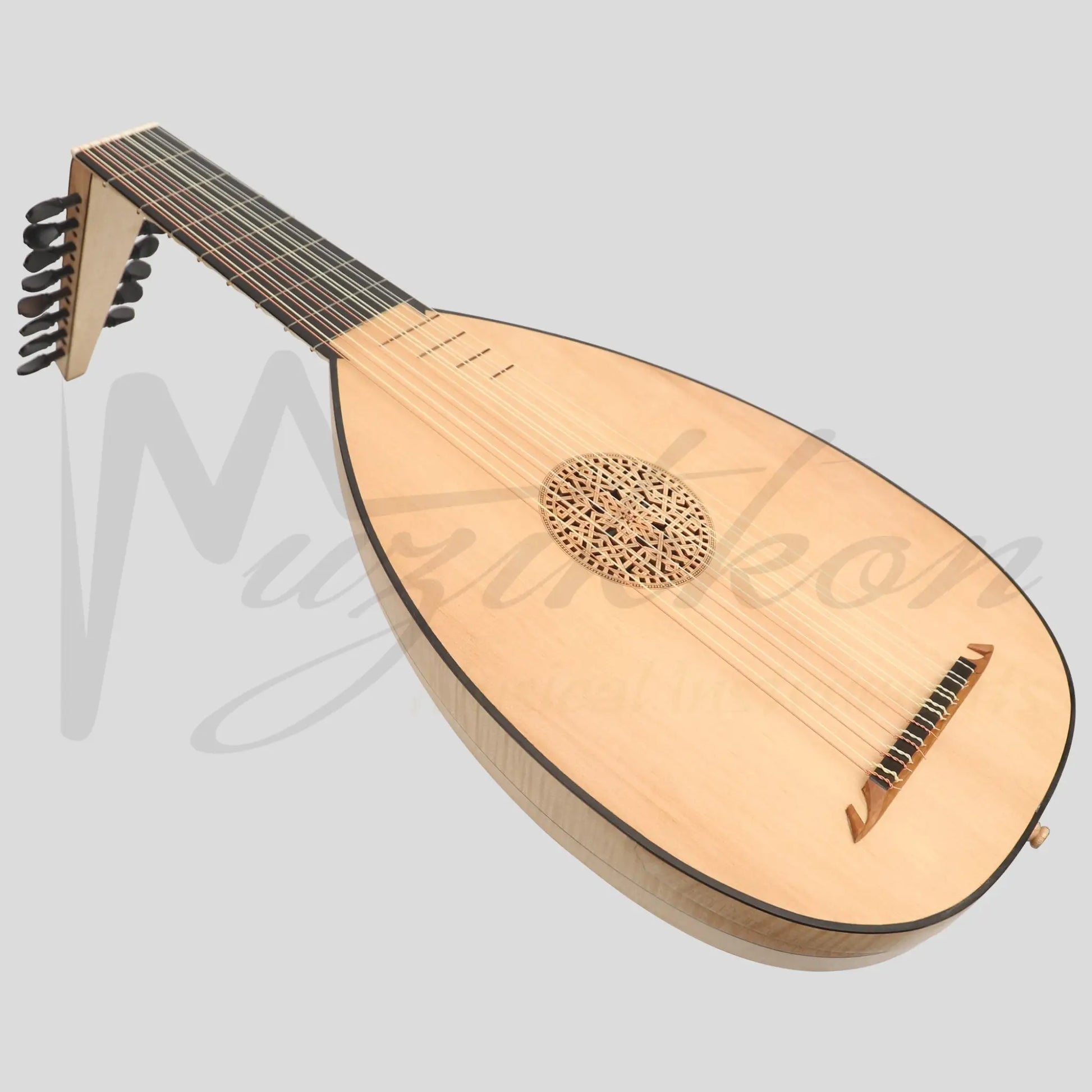 Muzikkon Renaissance Lute 8 Course Right Hand After Hieber