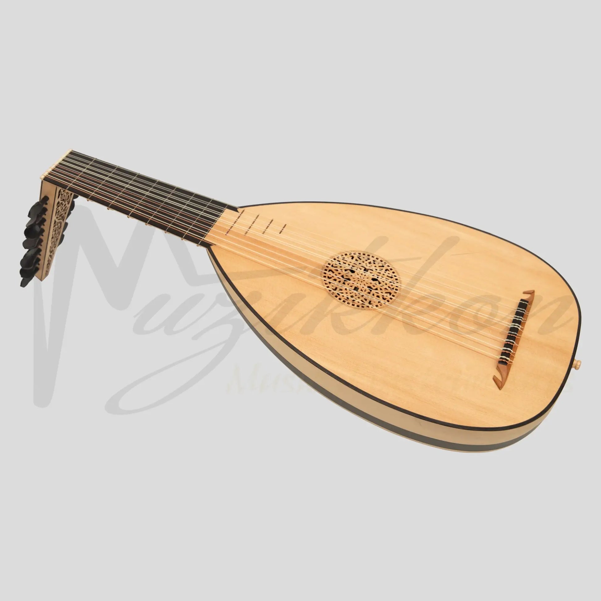 Muzikkon Renaissance Lute 8 Course Right Hand After Hieber