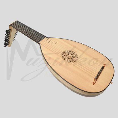 Muzikkon Renaissance Lute 8 Course Right Hand After Hieber Lute