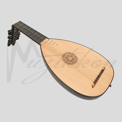 Muzikkon Renaissance Lute 8 Course Right Hand After Hieber Lute