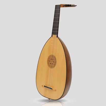 Muzikkon Renaissance Lute 6 Course Deluxe Left Hand After Hieber