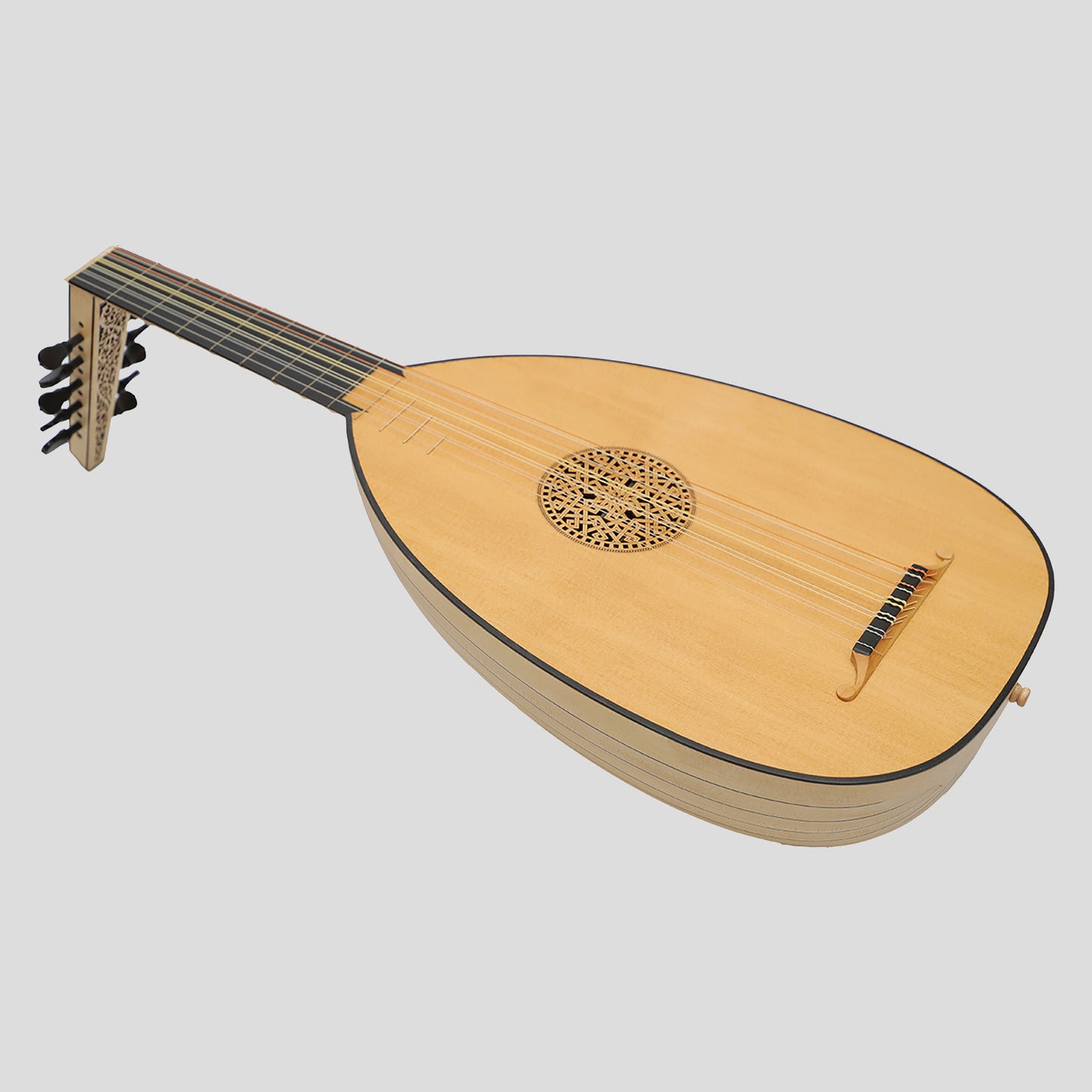 Muzikkon Renaissance Lute 6 Course Deluxe Left Hand After Hieber