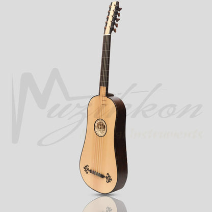 Muzikkon Sellas Baroque Guitar 5 Course Wenge