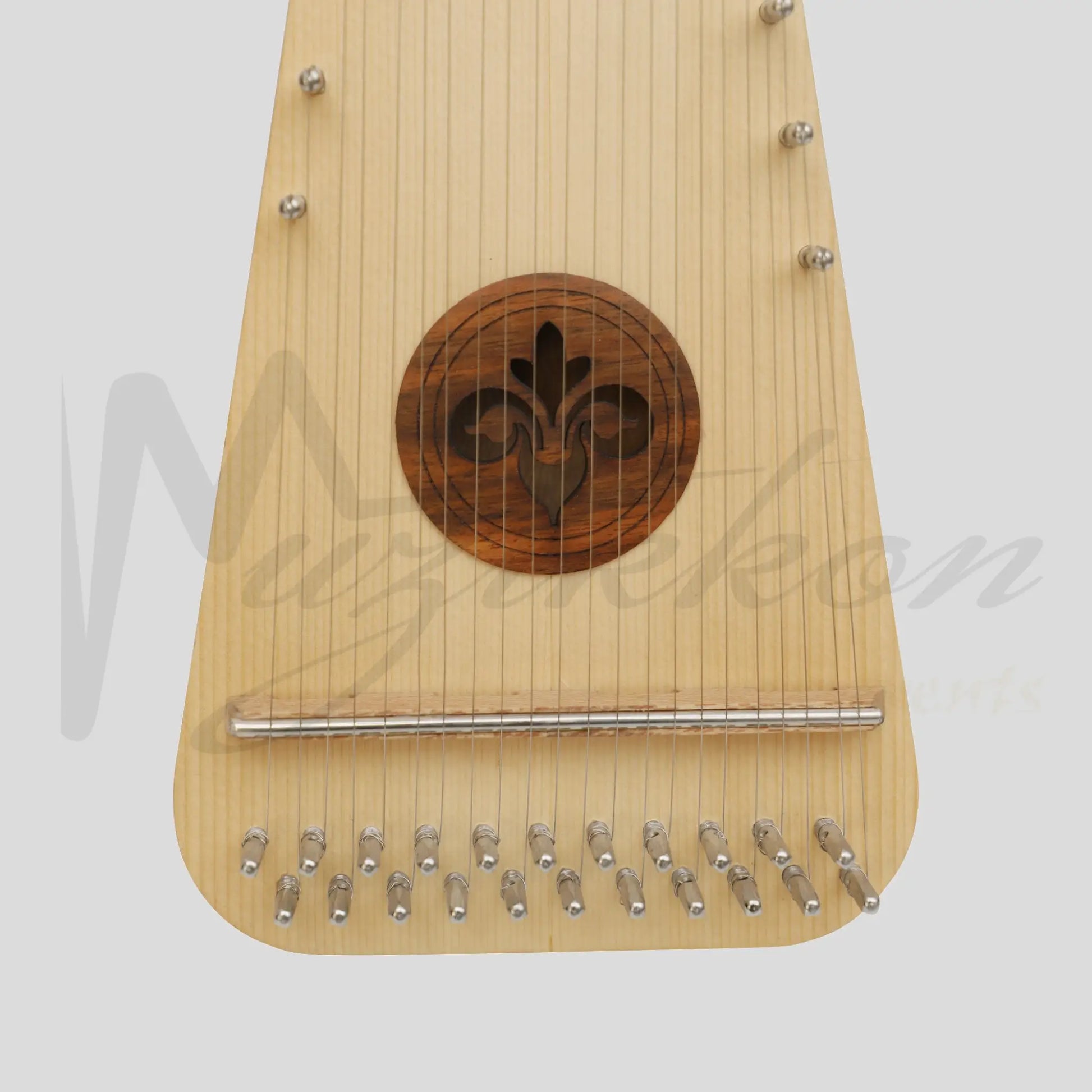 Muzikkon Soprano Bowed Psaltery Roundback Lacewood