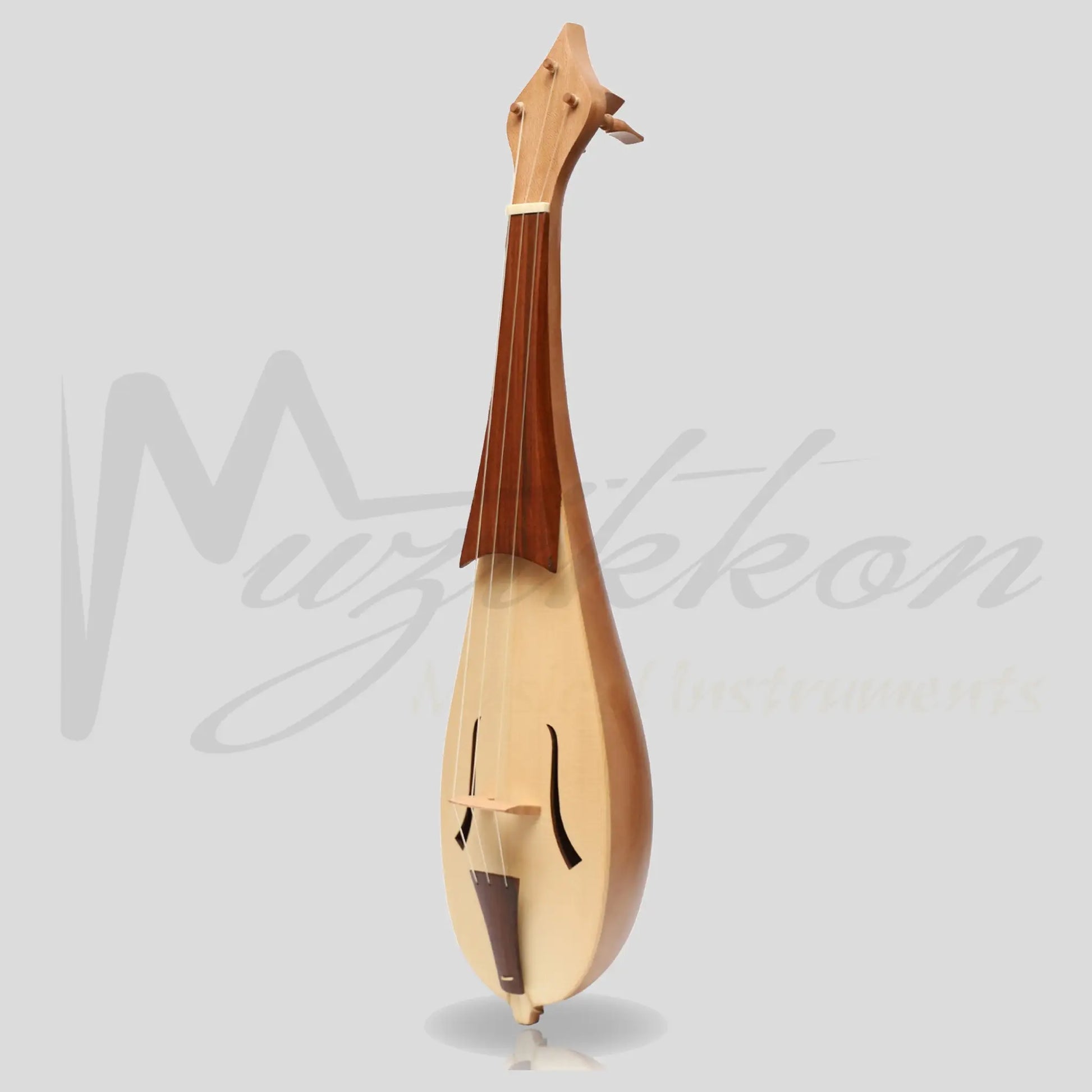 Muzikkon Soprano Rebec 3 String Lacewood