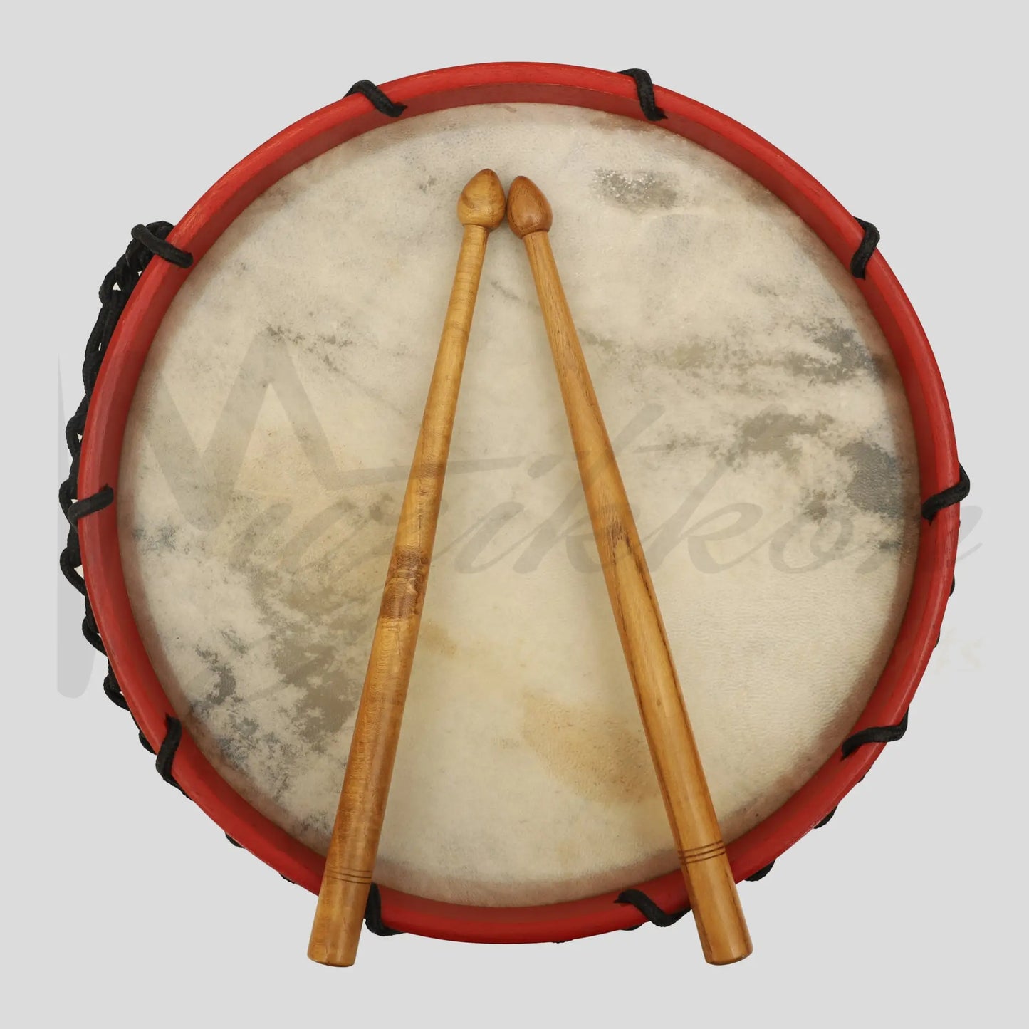 Muzikkon Tabor Drum 10 Inch Red