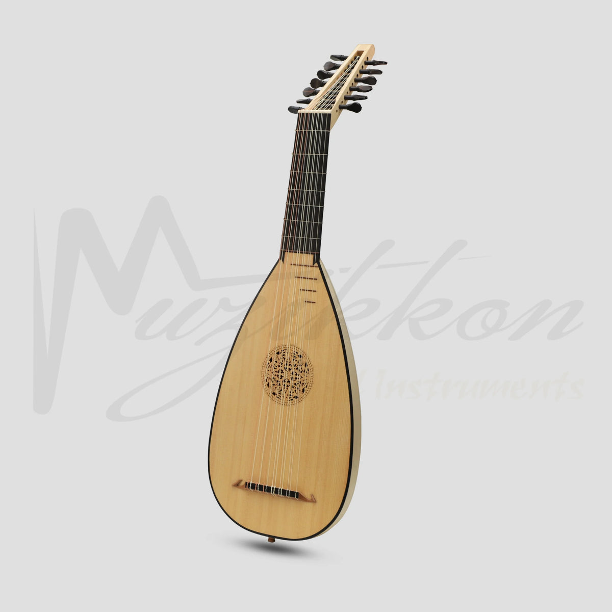 Muzikkon Travel Lute 7 Course Right Hand - Maple - Lute