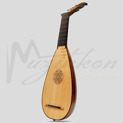 Muzikkon Travel Lute 8 Course Right Hand Rosewood