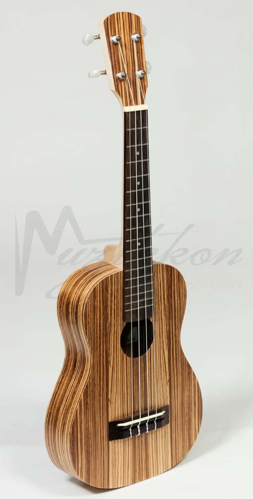 Muzikkon Zebrano Ukulele 4 String Tenor