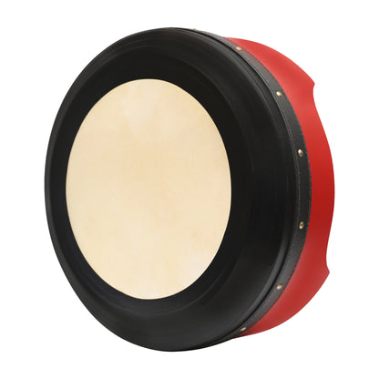 Muzikkon 14”x5" (35.5x12.5 cm) Premium Celtic Irish Bodhran With Easy Tune System Deep Rim T- Bar & Taped Finish