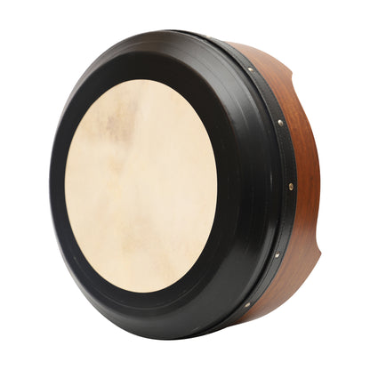 Muzikkon 14”x5" (35.5x12.5 cm) Premium Celtic Irish Bodhran With Easy Tune System Deep Rim T- Bar & Taped Finish