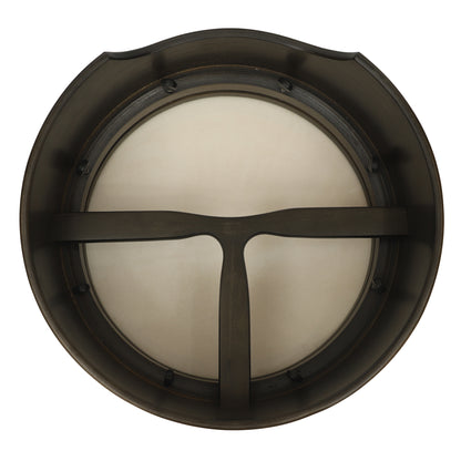 Muzikkon 16 "x6" Premium Celtic Irish Bodhran con Easy Tune System Deep Rim T-BAR e Finitura Tapped