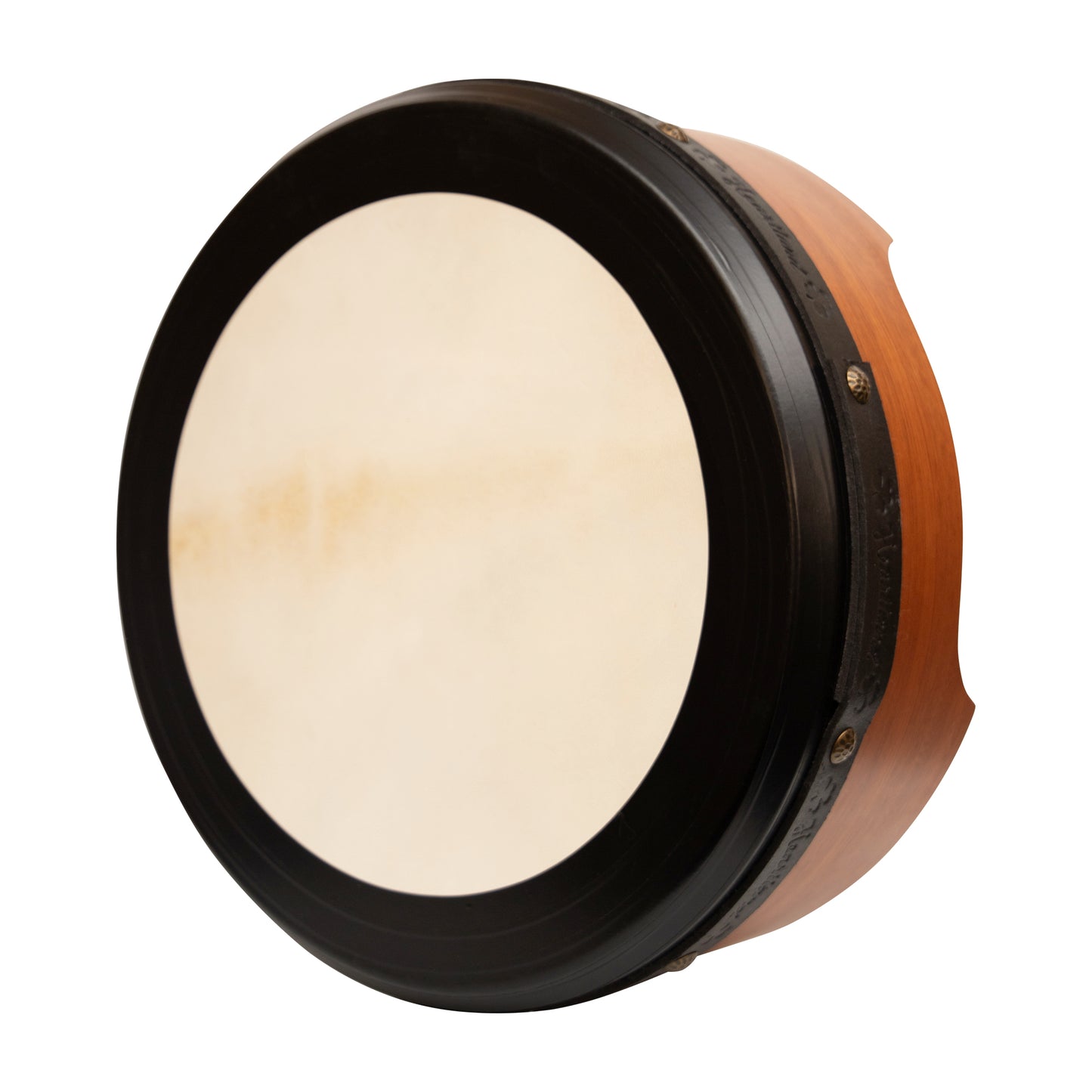 Muzikkon 16 "x6" Premium Celtic Irish Bodhran con Easy Tune System Deep Rim T-BAR e Finitura Tapped