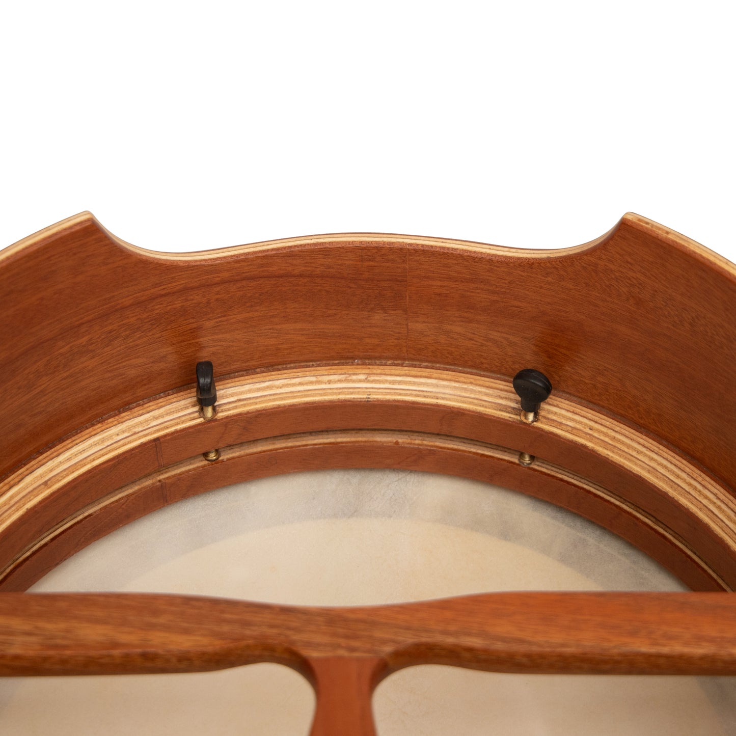 Muzikkon 14”x6" Premium Celtic Irish Bodhran with Easy Tune System Deep Rim T-BAR & Taped Finish