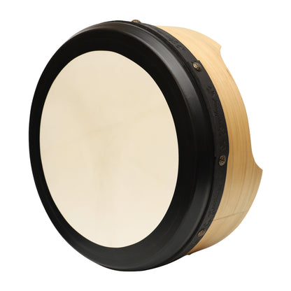 Muzikkon 14”x6" Premium Celtic Irish Bodhran with Easy Tune System Deep Rim T-BAR & Taped Finish