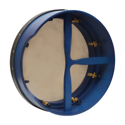 Muzikkon 15”x5" (38x12.5 cm) Premium Celtic Irish Bodhran With Easy Tune System Deep Rim T- Bar & Taped Finish