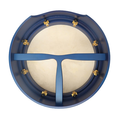 Muzikkon 15”x5" (38x12.5 cm) Premium Celtic Irish Bodhran With Easy Tune System Deep Rim T- Bar & Taped Finish