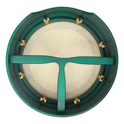 Muzikkon 15”x5" (38x12.5 cm) Premium Celtic Irish Bodhran With Easy Tune System Deep Rim T- Bar & Taped Finish