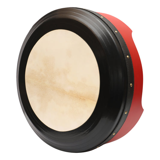 Muzikkon 15”x5" (38x12.5 cm) Premium Celtic Irish Bodhran With Easy Tune System Deep Rim T- Bar & Taped Finish