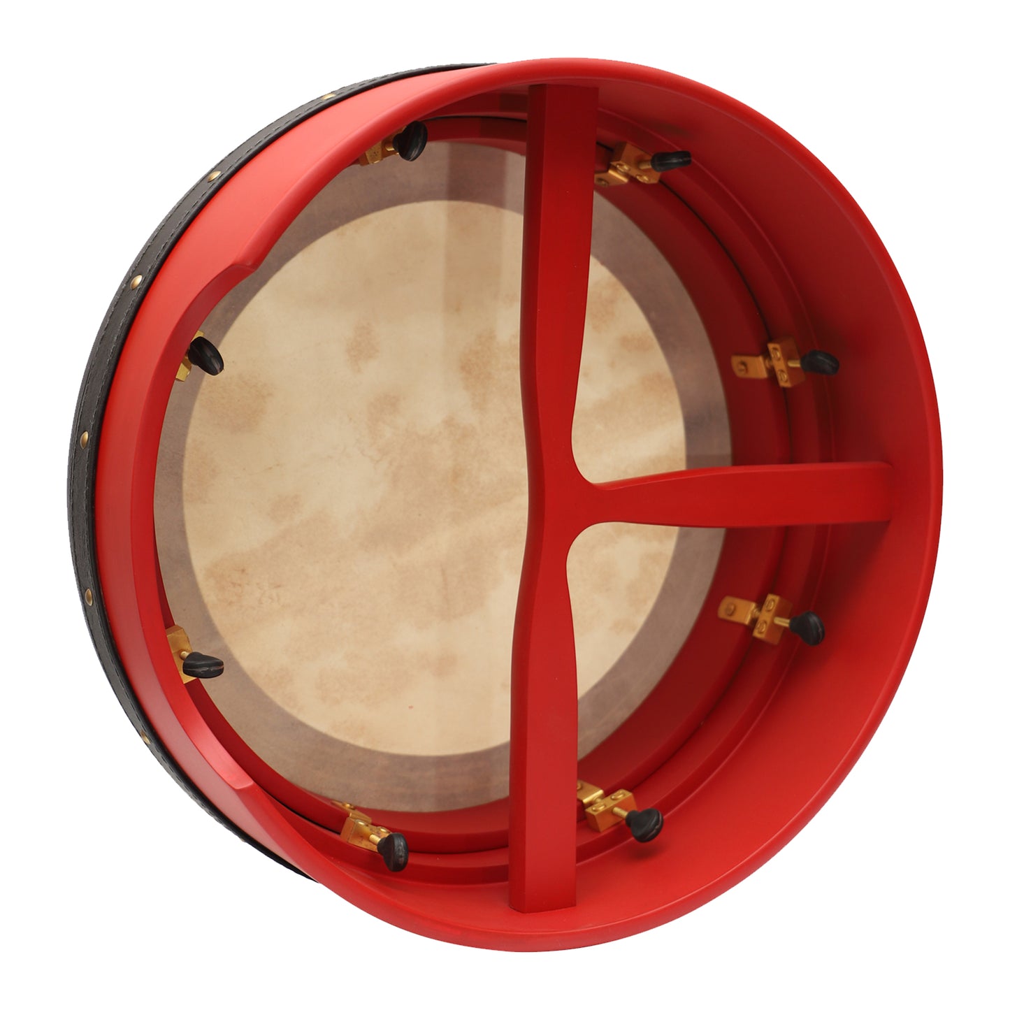 Muzikkon 15”x5" (38x12.5 cm) Premium Celtic Irish Bodhran With Easy Tune System Deep Rim T- Bar & Taped Finish