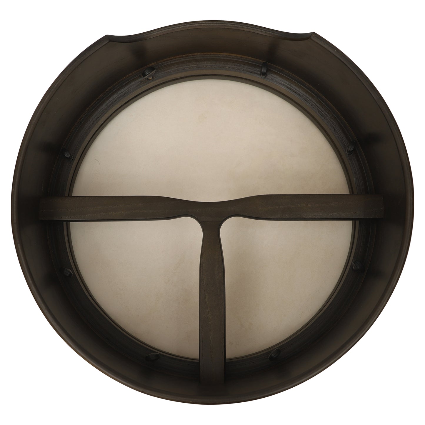 Muzikkon 16 "x6" Premium Celtic Irish Bodhran con Easy Tune System Deep Rim T-BAR e Finitura Tapped