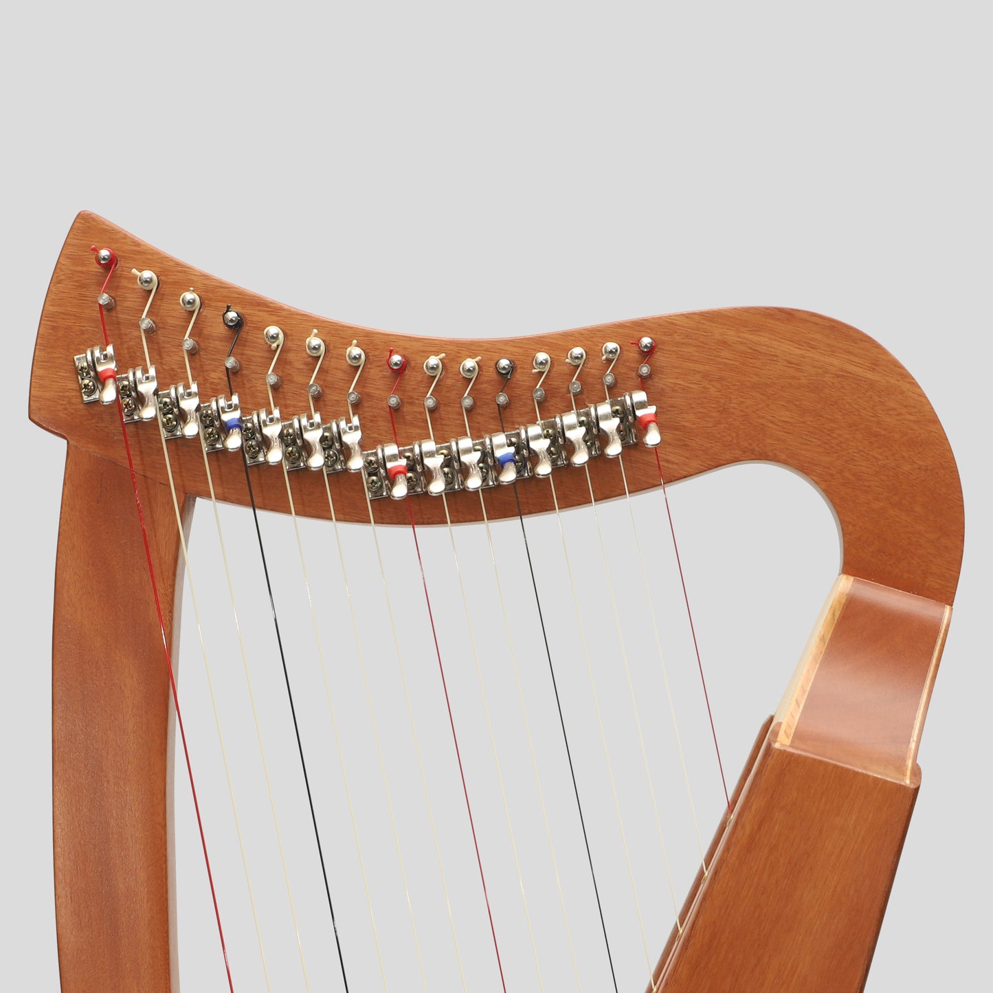 Muzikkon 15 String Trinity Cèilidh Harp Mahogany