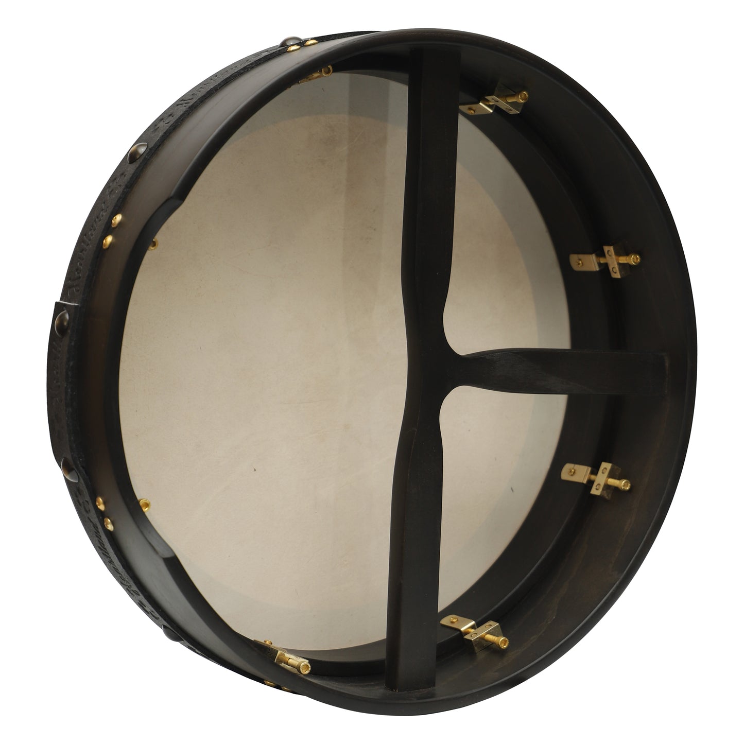 Muzikkon 16"X4" Heartland Tunable Irish Bodhran with T-BAR & Taped Finish Deep Tune