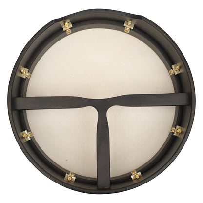 Muzikkon 16 "X4" Heartland sintonizzabile Bodhran irlandese con T-BAR e rifinitura nappata