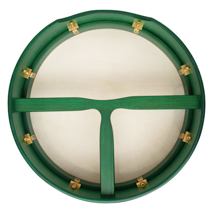 Muzikkon 16 "X4" Heartland sintonizzabile Bodhran irlandese con T-BAR e rifinitura nappata